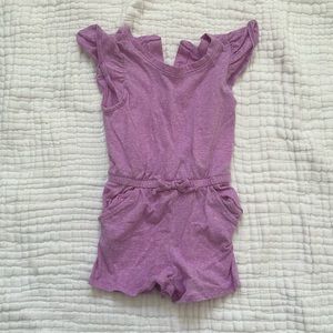 Old navy purple romper, 4t